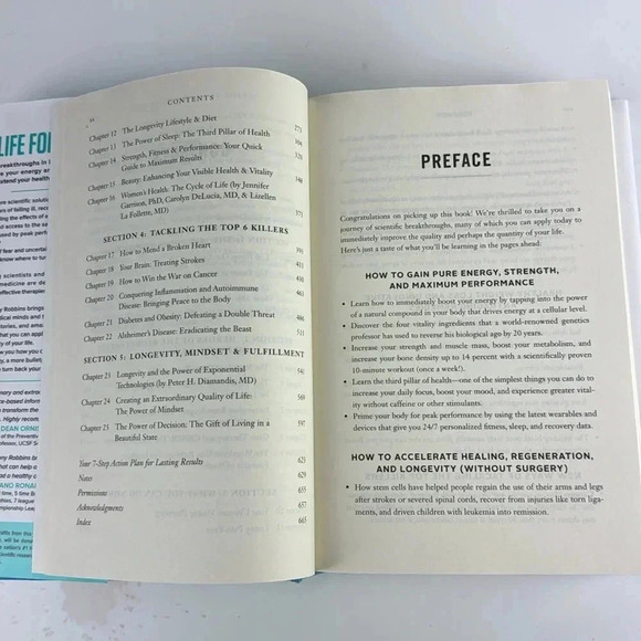 Tony Robbin’s LIFE FORCE BOOK EUC BREAKTHROUGHS IN MEDICINE - Picture 3 of 3